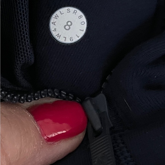 🍒LULULEMON sz 8 DEFINE Jacket TRUE NAVY Deep Navy Midnight Blue ~ LUON!! - Picture 4 of 5
